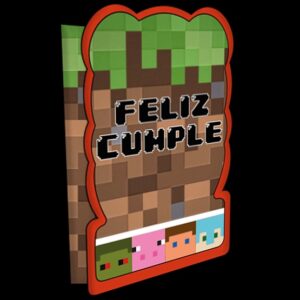 PIÑATA DE CARTON X 1 MINECRAFT