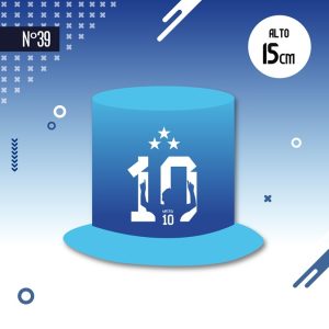 GALERA TELA ARGENTINA CELESTE CON EL 10