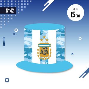 GALERA TELA ARGENTINA CELESTE Y BLANCA AFA