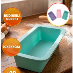 MOLDE SILICONA BUDINERA 20X8CM