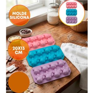 MOLDE SILICONA MICKEY Y MINNIE