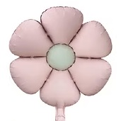 GLOBO FOIL SILUETA 59CM MARGARITA ROSA