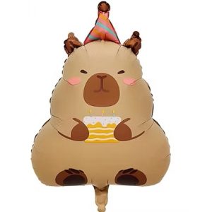 GLOBO FOIL SILUETA 14P CAPIBARA