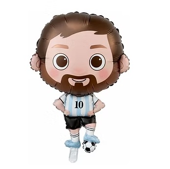 GLOBO FOIL SILUETA MESSI