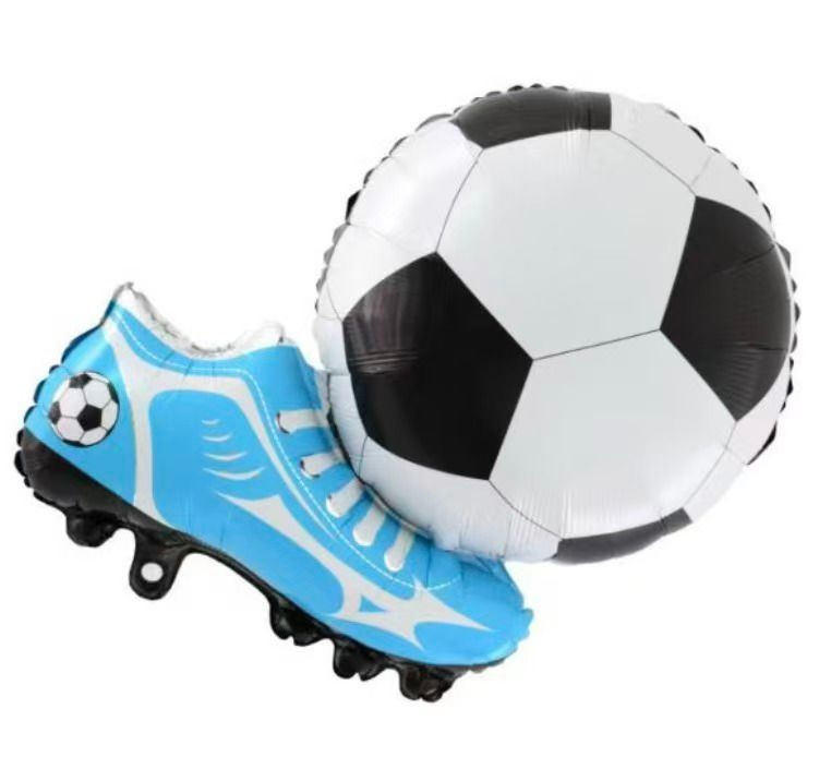 GLOBO FOIL SILUETA PELOTA Y BOTIN