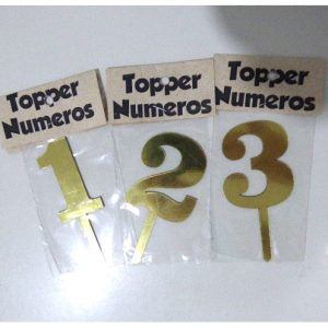 ADORNO PINCHE ESPEJADO NUMERO ORO