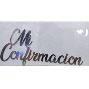 ADORNO FRONTAL ESPEJADO MI CONFIRMACION