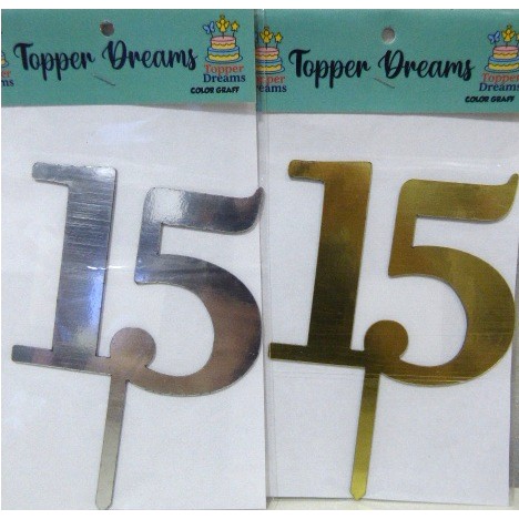 ADORNO PINCHE ESPEJADO NUMERO 15