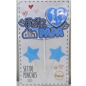 ADORNO PINCHE SET DIA DEL PADRE FELIZ DIA PAPA
