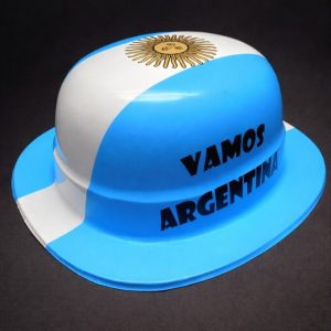 GORRO BOMBIN ARGENTINA PLASTICO