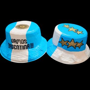 GORRO PILUSO ARGENTINA PLASTICO
