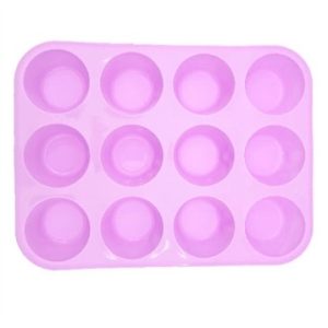 MOLDE SILICONA CUPCAKE X12