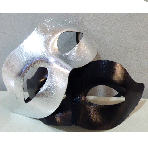 ANTIFAZ VENECIANO NEGRO / PLATA