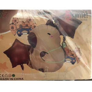 SET 5 GLOBOS CAPIBARA