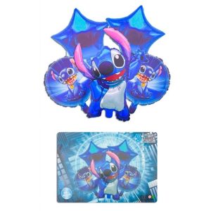 SET 5 GLOBOS STITCH