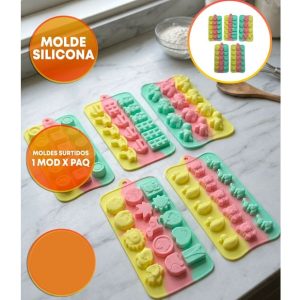 MOLDE SILICONA BOMBONES MODELOS SURTIDOS