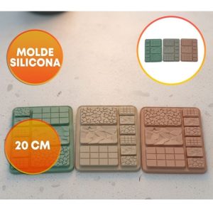 MOLDE SILICONA TABLETAS SURTIDAS