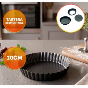 MOLDE TARTA ANTIADHERENTE DESMONTABLE 20CM