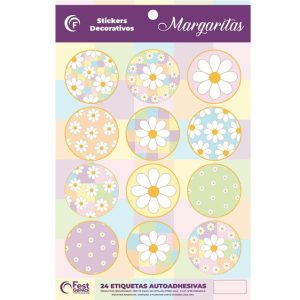 STICKERS AUTOADHESIVOS X24 MARGARITA