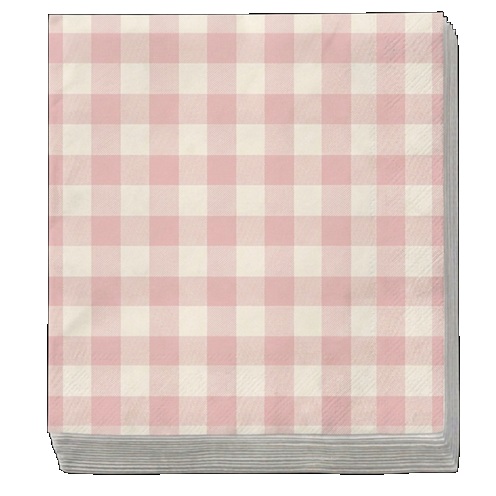 SERVILLETA PREMIUM X 20 CUADRILLE ROSA