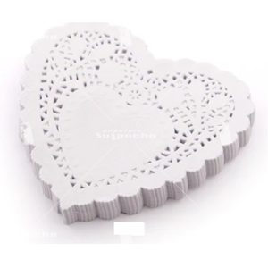 BLONDA CORAZON 10CM X100 BLANCA
