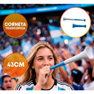 CORNETA ARGENTINA 43CM PLEGABLE
