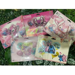 SET 5 GLOBOS STITCH ANGELA MODELOS VARIOS