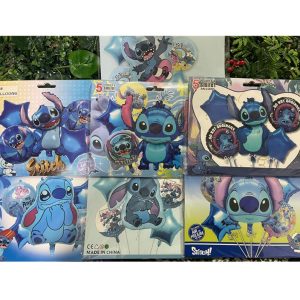 SET 5 GLOBOS STITCH