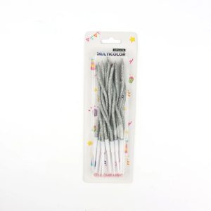 VELAS CURVAS GIBRE X12 PLATA