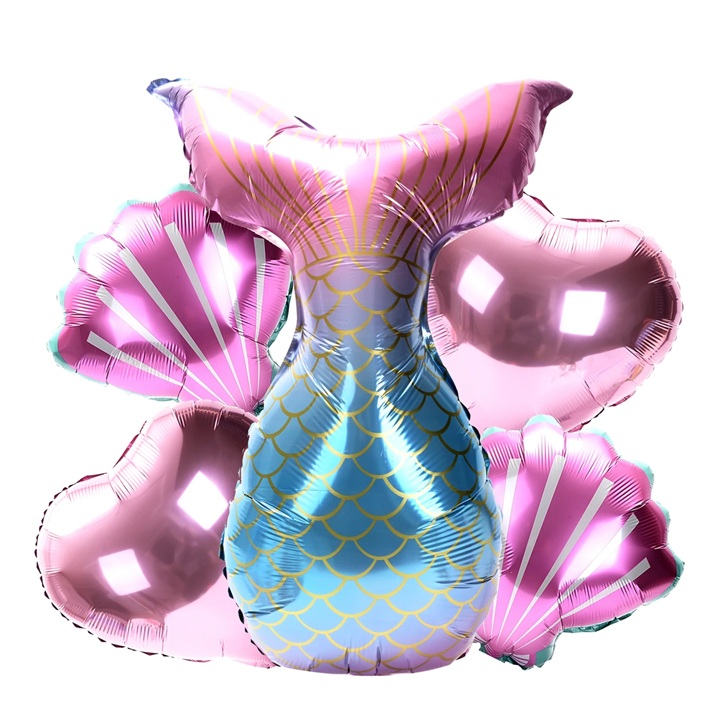 SET 5 GLOBOS SIRENA