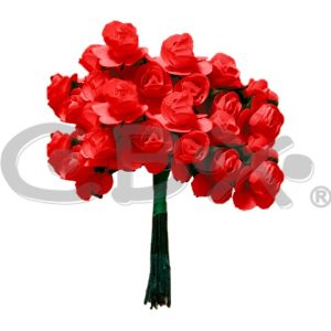 FLOR ROSA MINI X72 ROJA
