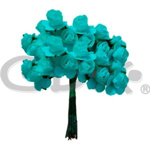FLOR ROSA MINI X72 CELESTE