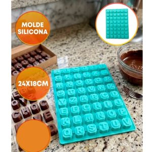 MOLDE SILICONA ABECEDARIO 24X18