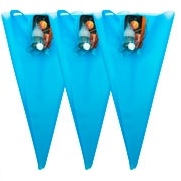 SET MANGA SILICONA 25CM CON CUPLA Y 6 PICOS