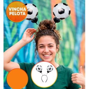 VINCHA PELOTAS FUTBOL INFLABLE