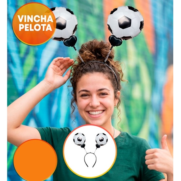 VINCHA PELOTAS FUTBOL INFLABLE
