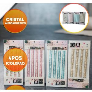 CRISTALES AUTOAD. PARA ROSTRO 4 TIRAS
