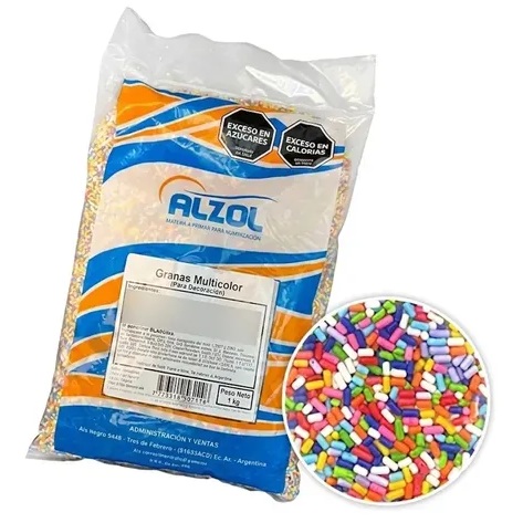 GRANAS X 1KG MULTICOLOR