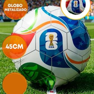 GLOBO FOIL 18P PELOTA MUNDIAL