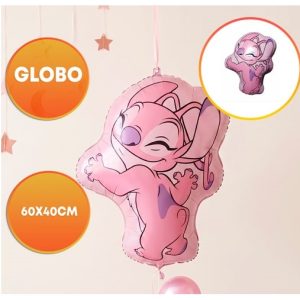 GLOBO FOIL SILUETA 60CM STITCH ANGELA
