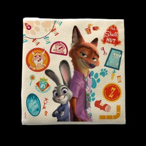 SERVILLETA PREMIUM IMPRESA X 20 ZOOTOPIA