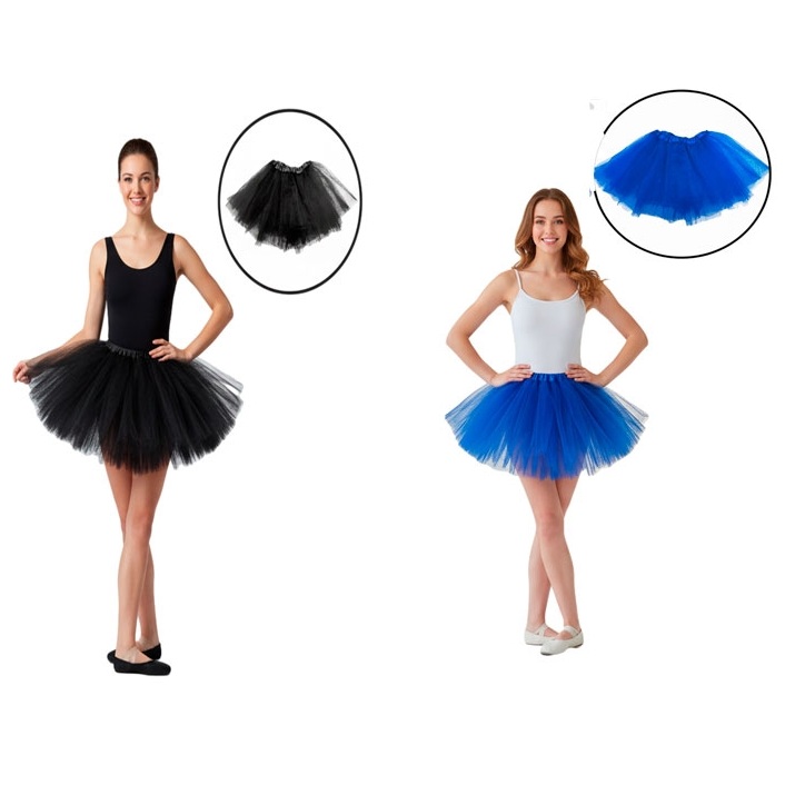 TUTU ADULTO AZUL / NEGRO