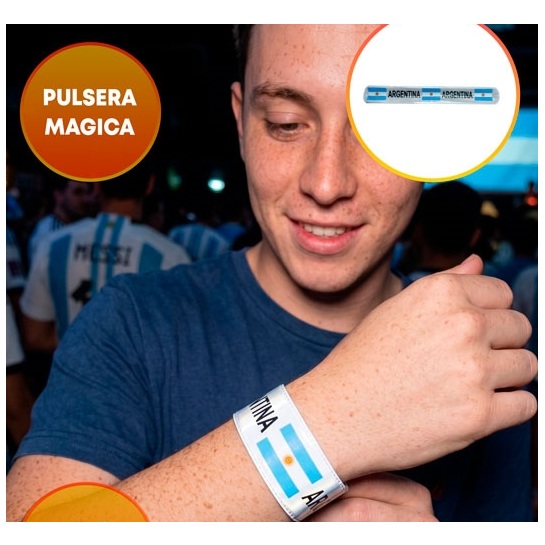 PULSERA ARGENTINA MAGICA X1