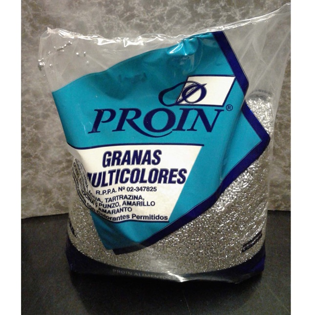 GRANAS X 1KG PLATEADA