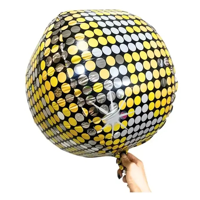 GLOBO FOIL 22P ORBIS DISEÑO DISCO