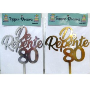 ADORNO PINCHE ESPEJADO DE REPENTE 80