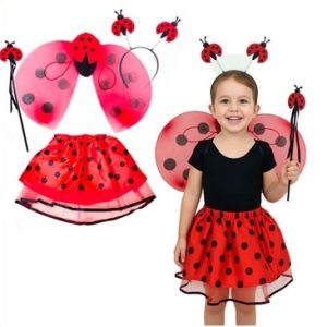 SET VAQUITA SA 4 PCS ALAS TUTU VINCHA Y VARITA