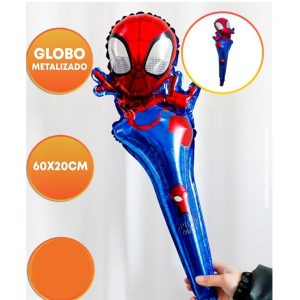 GLOBO FOIL SILUETA 60X20CM SPIDERMAN / HOMBRE ARA?