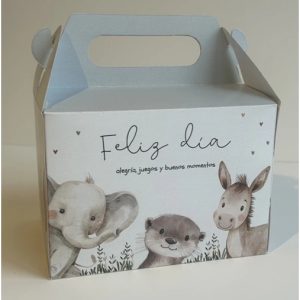 CAJA MINI MALETIN BOSQUE 14X10X10 CM