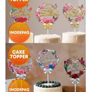 ADORNO PINCHE F C METALIZADO ESTAMPADO FLORES
